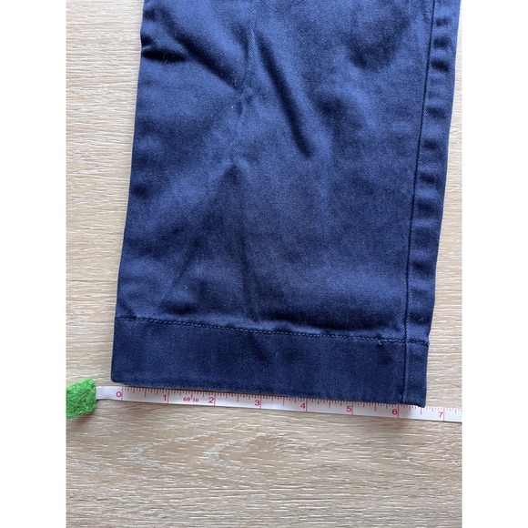J. Crew 484 Slim Fit Stretch Chino Pants Mens 32x34 Navy Blue Cotton Tapered Leg - Picture 7 of 8